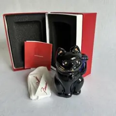 廃盤希少品【Baccarat】招き猫 クリア＆レッド 2体セット/箱あり | Mercari