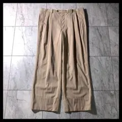 90s Christian Dior カシミヤ混 2タック ワイドスラックスのサムネイル