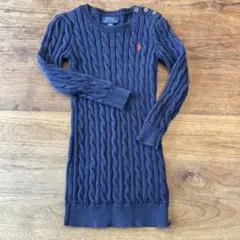 ラルフローレン　女の子用ニットワンピース115cm