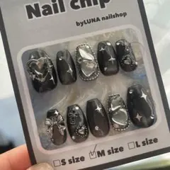 人気！韓国ネイル ハート キラキラ y2kネイル うる艶 透明感 水光マグネット