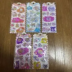 サンリオ　キラキラウォーターシール　５枚セット