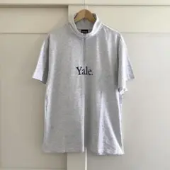 YALE JOURNAL STANDARD ハーフジップスウェット グレー L