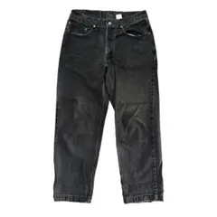 USA製 550 W32 リーバイス 00s ブラックデニム ジーンズ