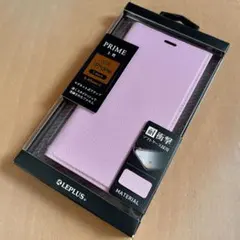 iPhone XS/X 薄型PUレザーフラップケース ピンク
