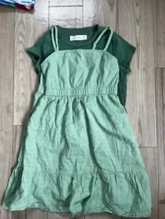 アバクログリーン刺繍ギャザーセットアメリカンイーグルのサムネイル