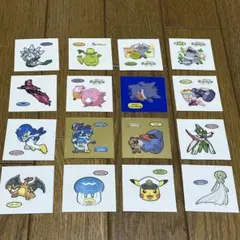 ポケモンデコキャラシール　16枚セット