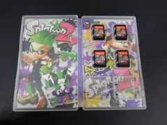 ＠★スイッチ★スプラトゥーン２（４個セット）ソフト４個収納ケース付き☆送料込み☆