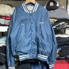 USA製70s’-80s’企業ロゴPEPSIペプシナイロンジャケット 刺繍名入り