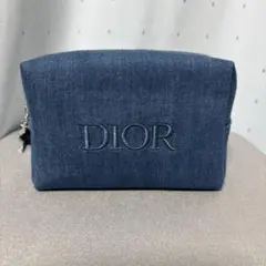 Dior デニムポーチ 青　ミニ香水　ミスディオール　ノベルティ