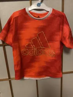 adidas オレンジ Tシャツ 130サイズ