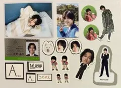 Aえ！group佐野晶哉 カレンダー特典、ステッカー