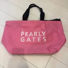 PEARLY GATES ラウンドバッグ ピンク カートバッグ - メルカリ