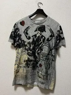 ヒグチユウコ　ワイドTシャツ　はまぐりのうえの音楽家たち　Fサイズ ヒグチユウコ ワイドTシャツ はまぐりのうえの音楽家たち Fサイズ