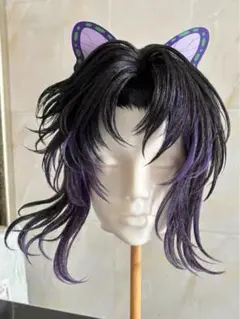 【即購入‪✕‬】鬼滅の刃 胡蝶しのぶ コスプレ ウィッグ