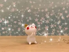 可愛い*°♡感謝ねこ☆ミニチュア　ガラス細工☆
