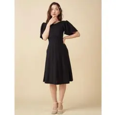 【定価8690円 】ROYAL PARTY フレアスリーブニットワンピース