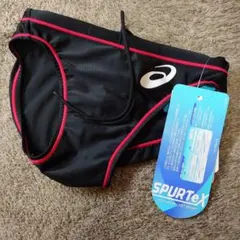 新品 ASICS 競泳水着 AMA602 P2 サイズM ブラック - メルカリ