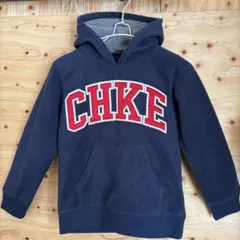 ネイビー フリース　パーカー 140