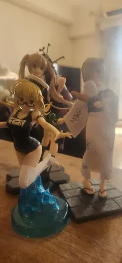 艦これ フィギュア 3体セット 箱無し 村雨 浜風 伊8のサムネイル