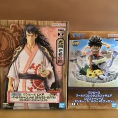 ワンピース　光月モモの助・ルフィVSアーロンフィギュアのサムネイル