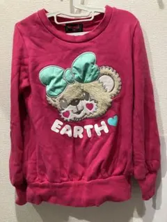 EARTHMAGIC アースマジック トレーナー 130cm ピンク
