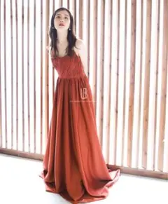 THE URBAN BLANCHE カラードレス テラコッタ