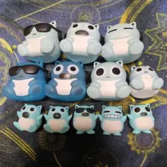 ブルーハムハム ソフトフィギュア ならぶんです セット