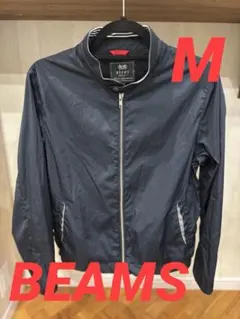 BEAMS Heart ビームス ハート　ネイビー ナイロンジャケット M