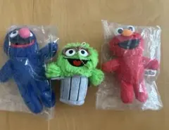 セサミストリート ガチャガチャ 3点セット