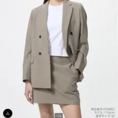 UNIQLO ユニクロ スコート チェック　M