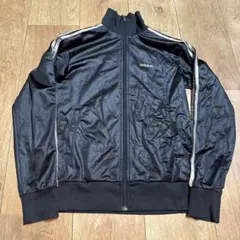 adidas ブラック ジップアップジャケット SIZE S