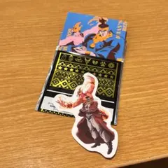 ジョジョ　スシロー　コラボステッカー　2枚セット　アブドゥル