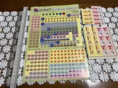 17 シール 大量 合格 お見事 やったね 曜日 学校 天気 予定 勉強 小学生