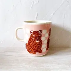 ♡マリメッコ　カクソセット　キーホルダー　ピンク　猫　kaksoset 新品 期間限定】marimekko マリメッコ/ Kaksoset キーチェーン (marimekko