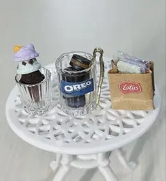 現品限り お持ち帰りLotus 6種のオレオ トリプルアイス ミニチュアスイーツ