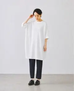 mizuiro ind 変形リブワイドチュニックのサムネイル