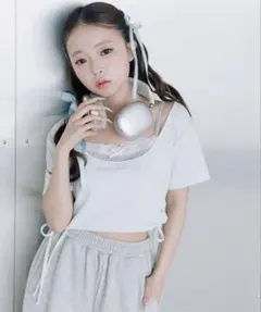 OLIVE des OLIVE レイヤード風ドロストTシャツのサムネイル