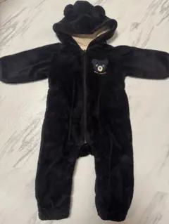 美品　ミキハウス MIKIHOUSE ジャンプスーツ　耳つき70-80cm