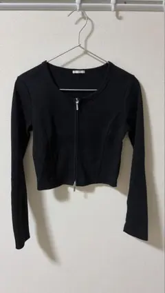 GU リブダブルジップカーディガン(長袖)Q 350187