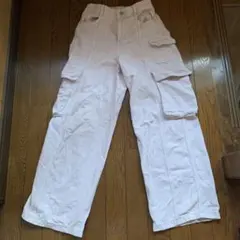 GU キッズ　ボトムス　薄ピンク　160 Lサイズ