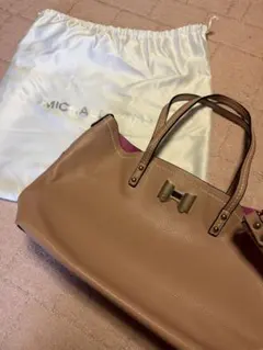 MICHAEL KORS ベージュ トートバッグ 保存袋付き
