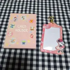 ディズニー　カードホルダー　ミニーマウス
