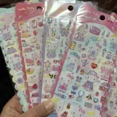 Hello Kitty キャラクターシール 4枚セット