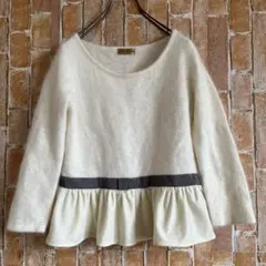 Spick＆Span NOBLE ニット セーター アンゴラ ホワイト