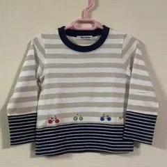 familiar ロンT 長袖　Tシャツ　100サイズ ボーダー　自転車