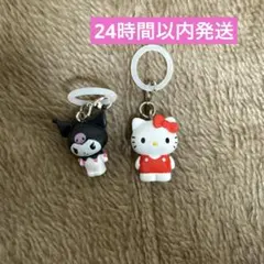 サンリオキャラクターズ　オールスターズめじるしアクセサリー　クロミ　キティ