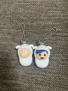 クレヨンしんちゃん　おくるみ baby スイング 白バージョン キーホルダー