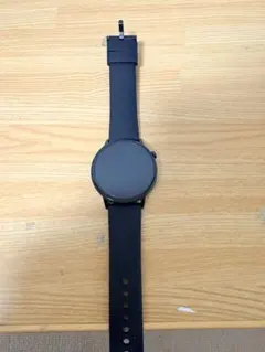 ブラックラウンドフェイススマートウォッチ本体