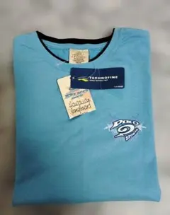 新品未使用　PIKO ハワイアンロングボードウェア 半袖Tシャツ 水色のサムネイル