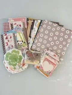 お試しセット】コラージュ素材♡ステッカー♡おすそ分け♡100点セット 